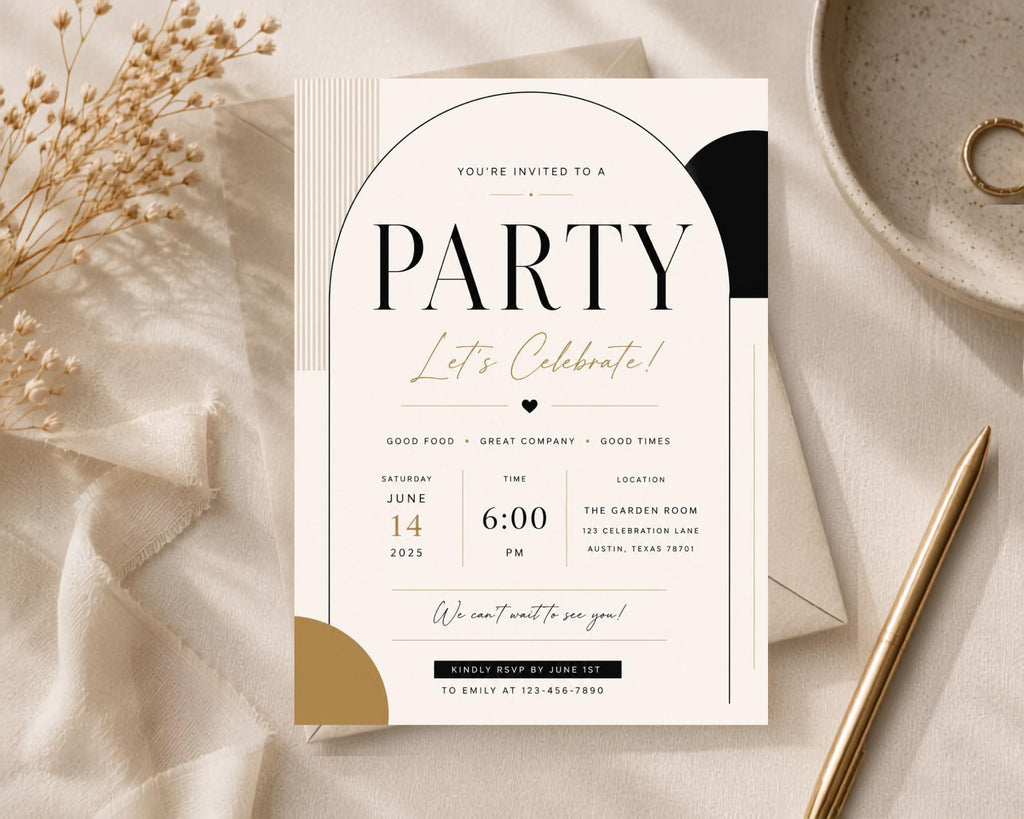 Acrylic Invitation Template preview 6