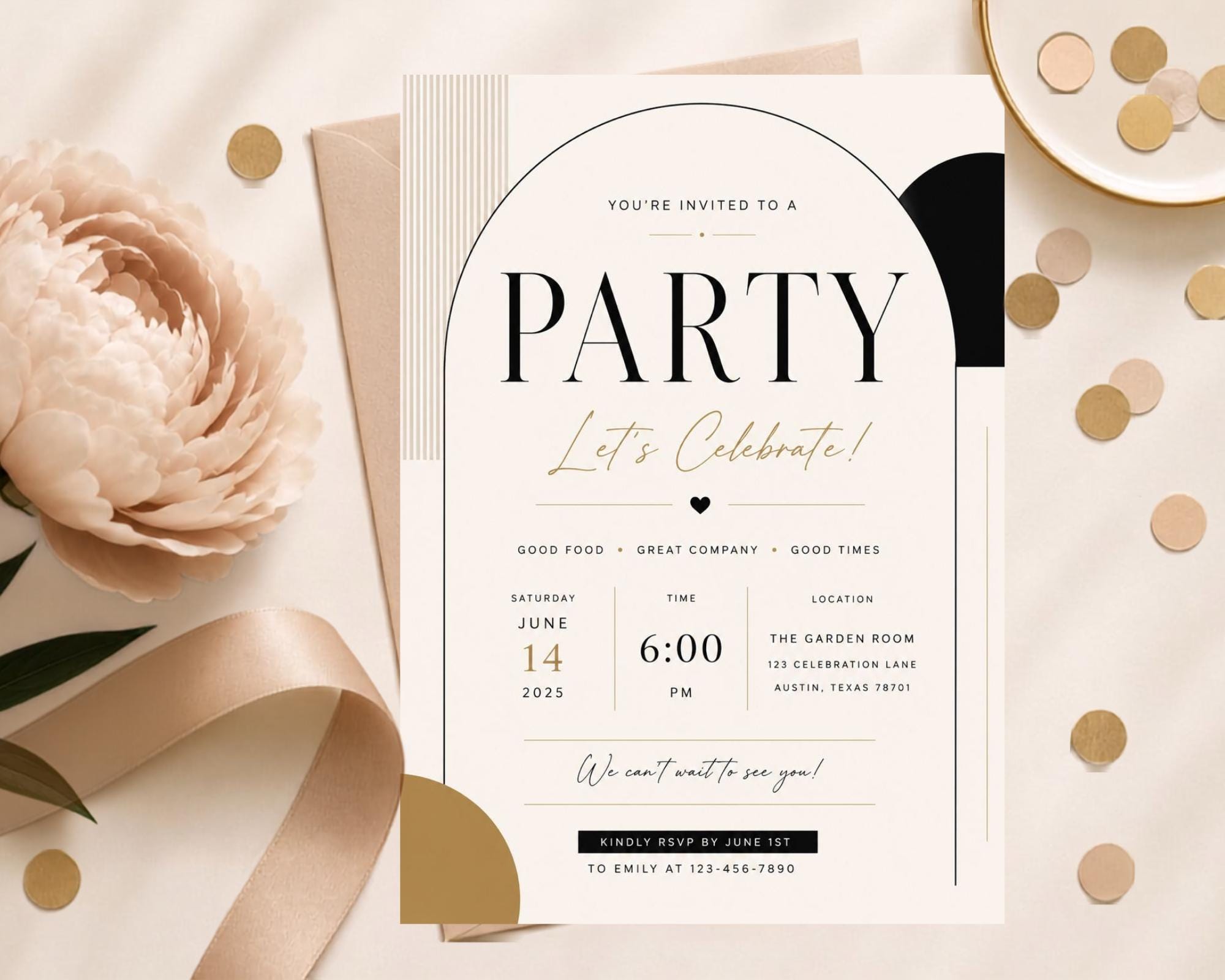 Acrylic Invitation Template preview 7