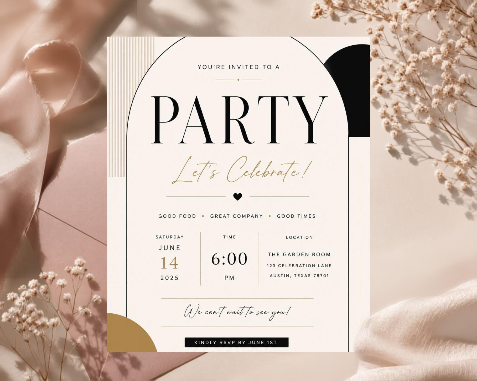 Acrylic Invitation Template preview 8
