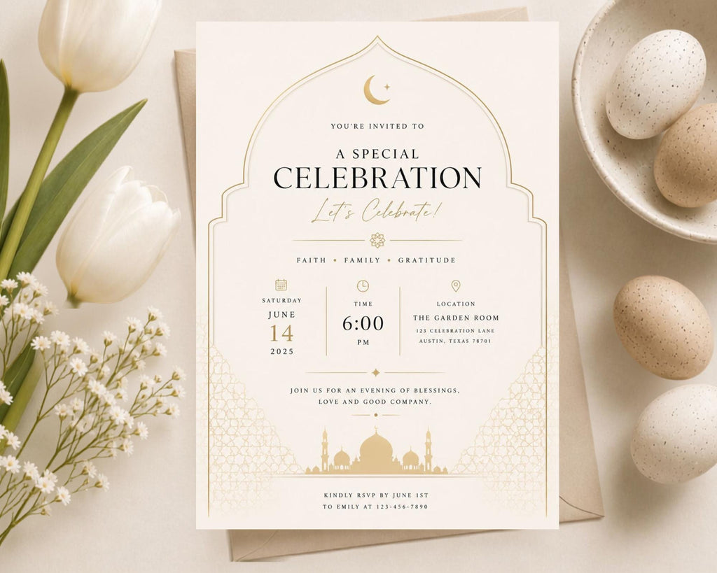 Islamic Invitation Template preview 2