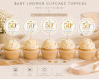 Gold Birthday Cupcake Topper Template preview 4