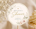 Bridal Shower Cake Topper Template preview 3