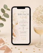 Brunch and Bubbly Invitation Template preview 2