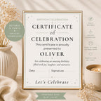 Birthday Certificate preview 3