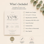 Vow Renewal Invitation Template preview 5