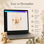 Beary First Birthday Invitation preview 5