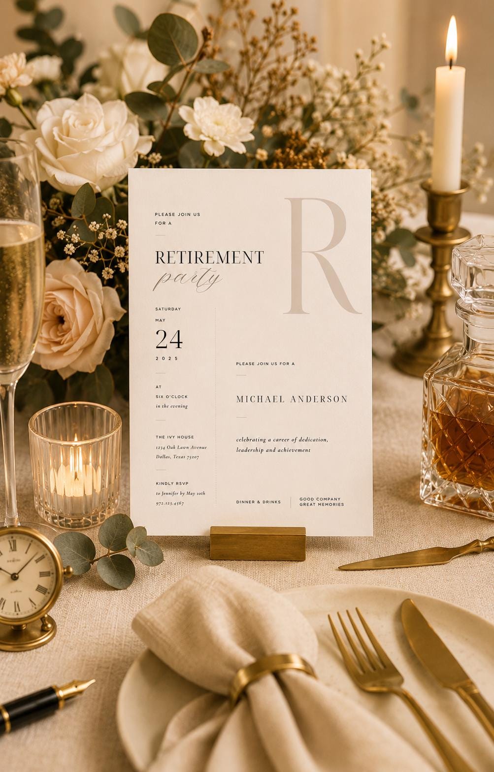 Retirement Party Invitation Template preview 3