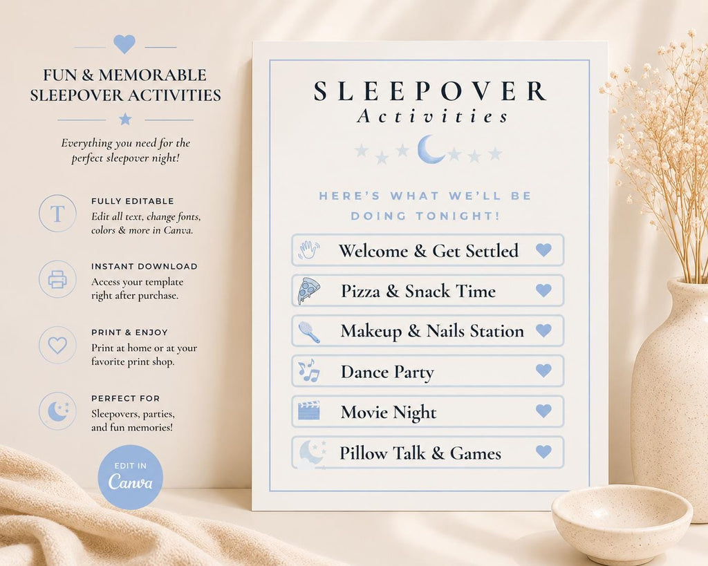 Sleepover Activities preview 3