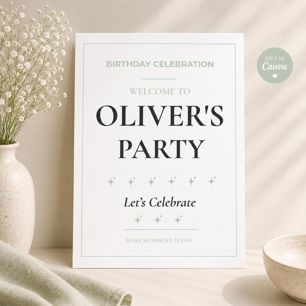 Birthday Welcome Sign preview 2