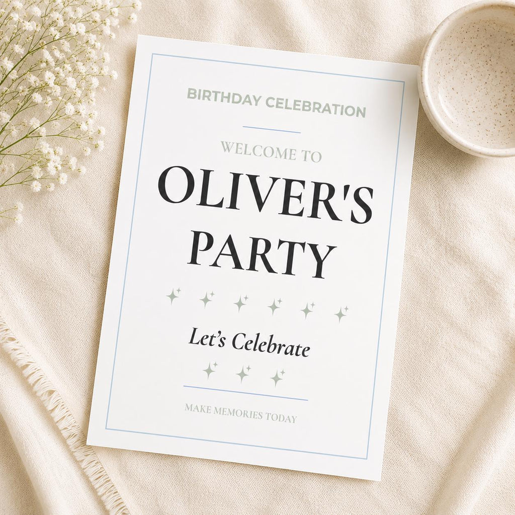 Birthday Welcome Sign preview 1