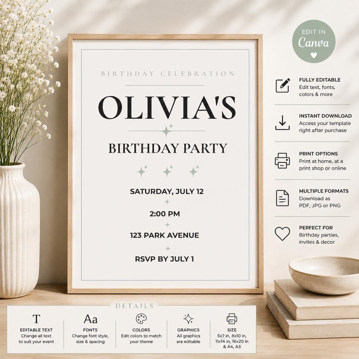 Birthday Invitation preview 3