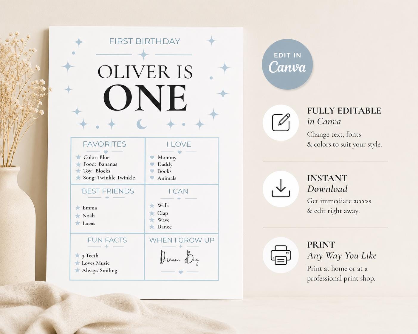 Birthday Milestone Sign preview 2
