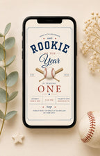 Rookie Of The Year First Birthday Invitation preview 2