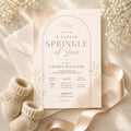 Elegant Neutral Baby Sprinkle Invitation Template preview 1