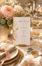 Brunch and Bubbly Invitation Template preview 3