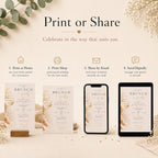 Brunch and Bubbly Invitation Template preview 6