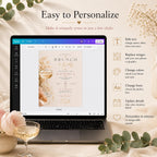 Brunch and Bubbly Invitation Template preview 4
