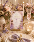 Fairy First Birthday Invitation – printable template preview 3