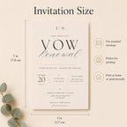 Vow Renewal Invitation Template preview 8