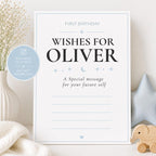 First Birthday Wishes Card preview 1