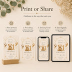 Beary First Birthday Invitation preview 6