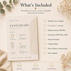 Anniversary Dinner Invitation Template preview 4