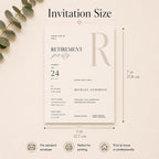 Retirement Party Invitation Template preview 8