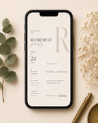 Retirement Party Invitation Template preview 2