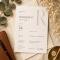 Retirement Party Invitation Template preview 1