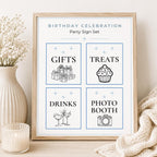 Birthday Party Sign Set preview 4